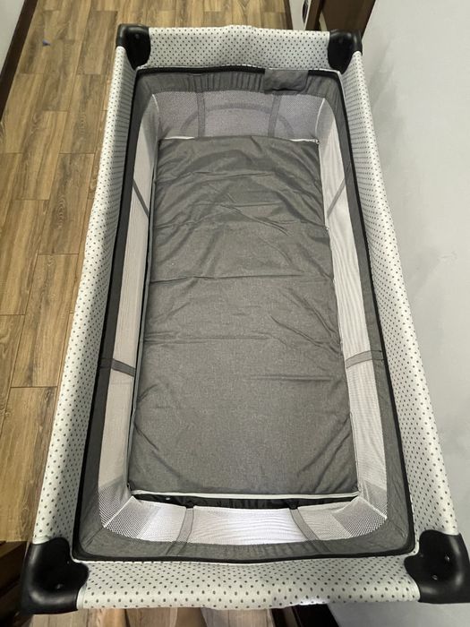 Дитяче ліжко манеж, два яруси