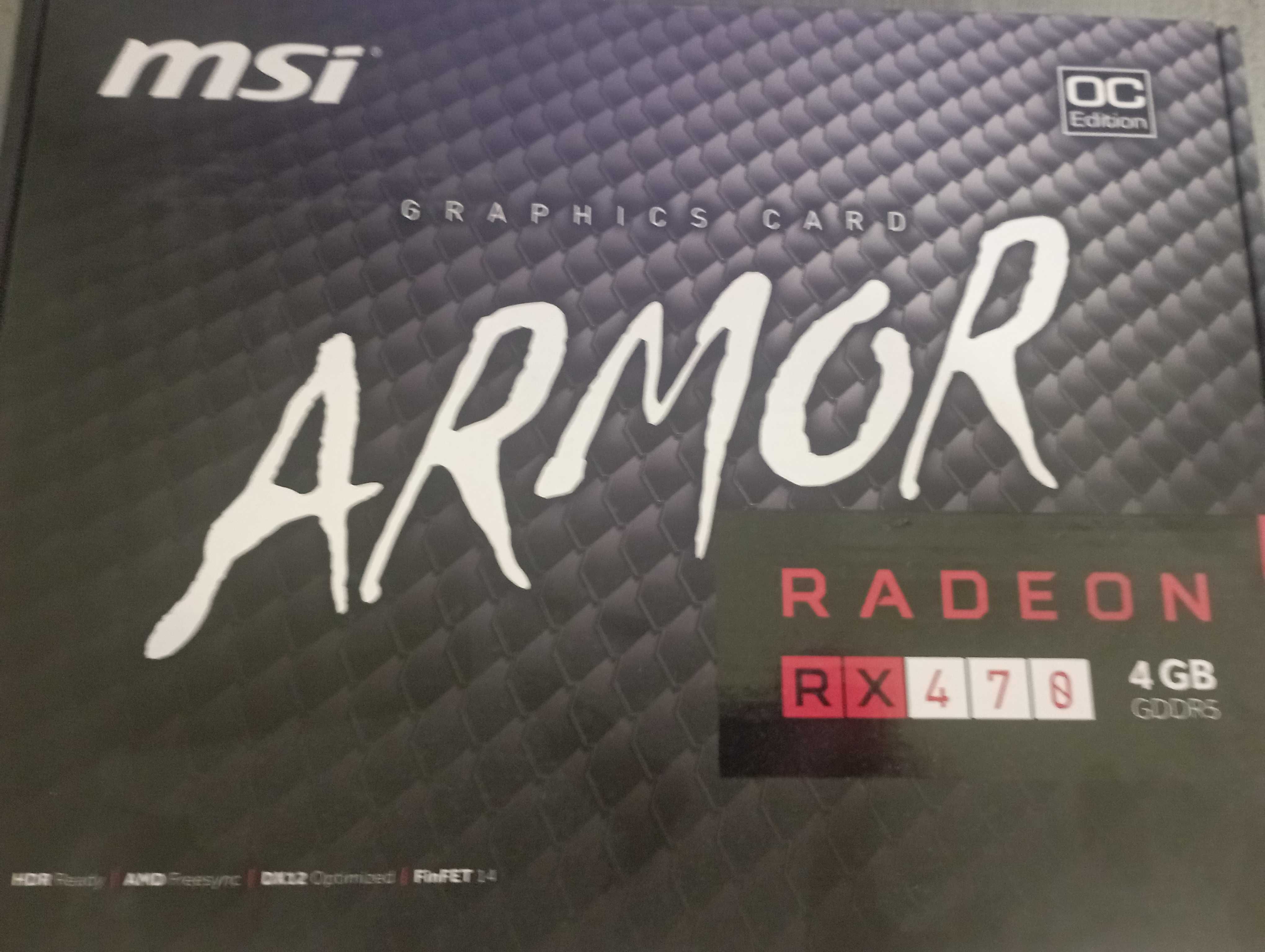 Ігрова відеокарта MSI RX470 4GB Armor