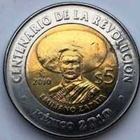 37 Moedas do Centenario da Revolução Mexicana ( Coleção Completa )