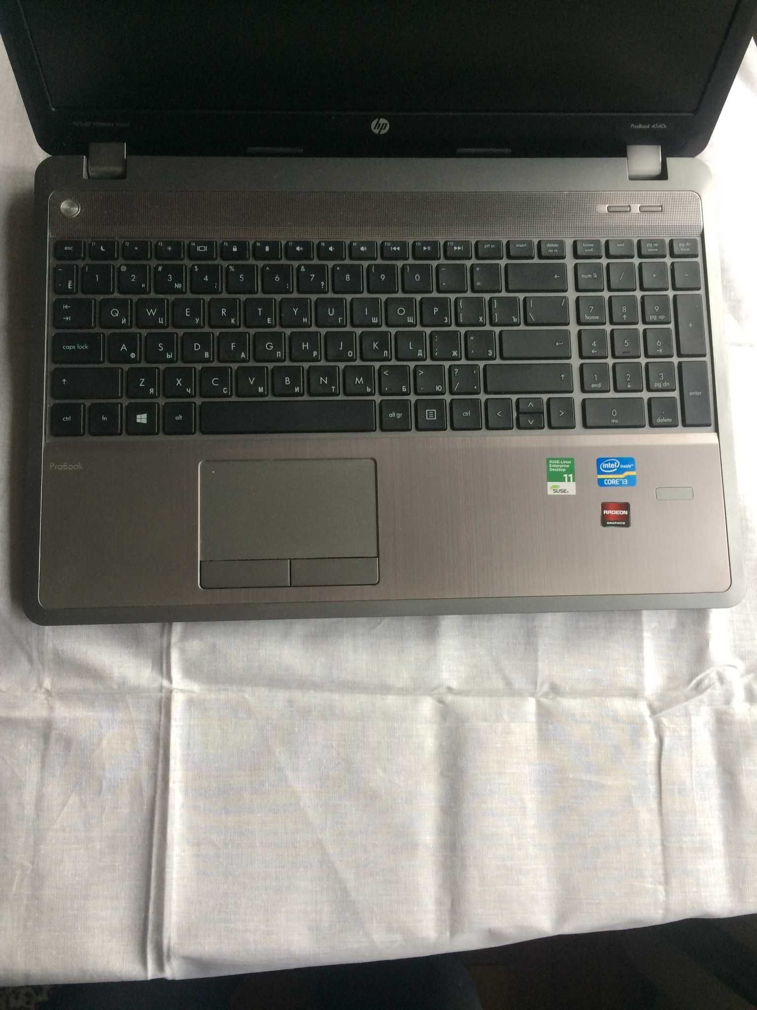 Ноутбук HP ProBook 4540s  15.6HD/4GB/500GB/в идеале/новый аккум./