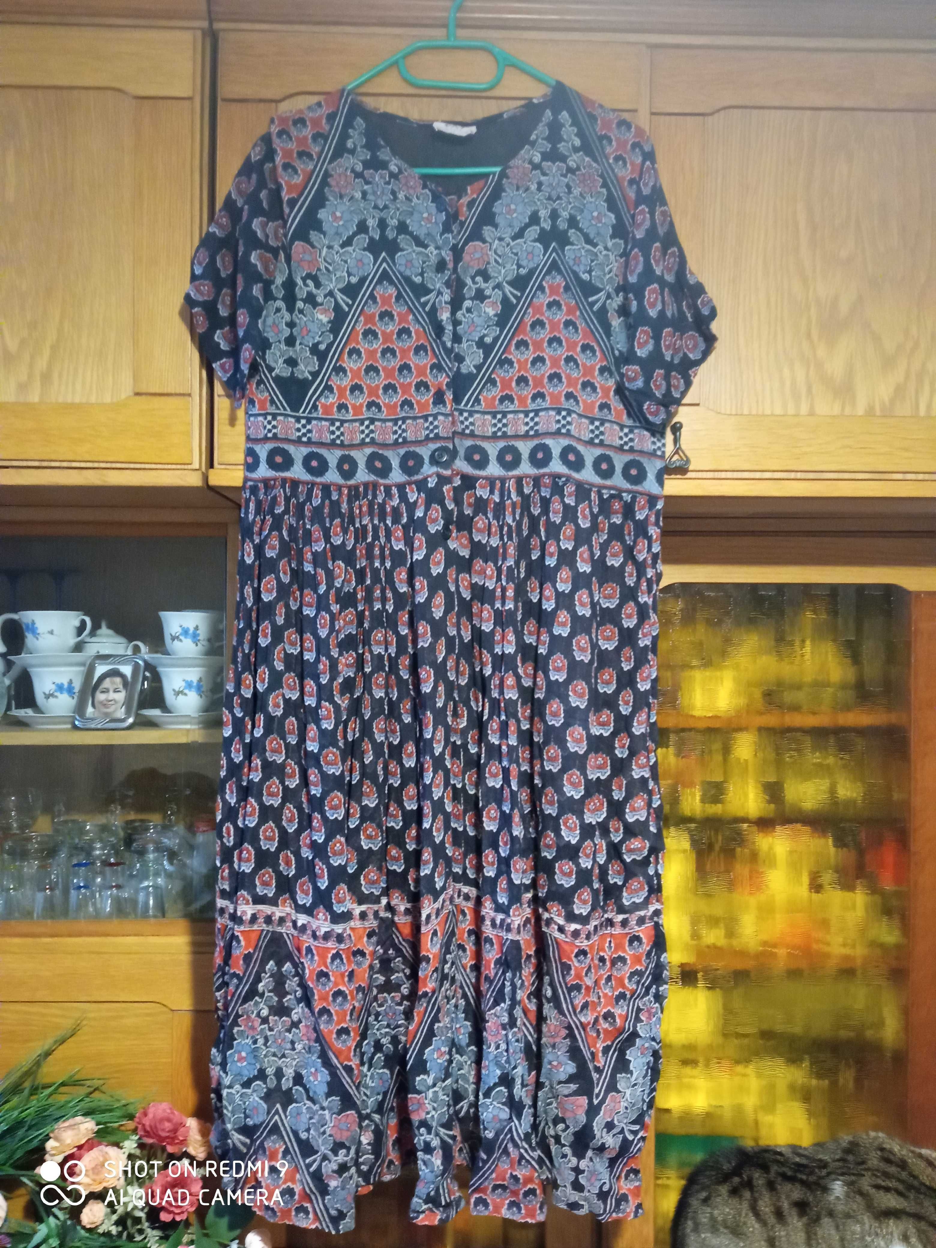 indyjska sukienka midi