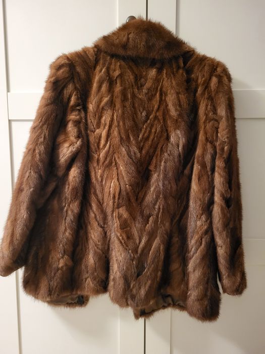 Futro kurtka z norek