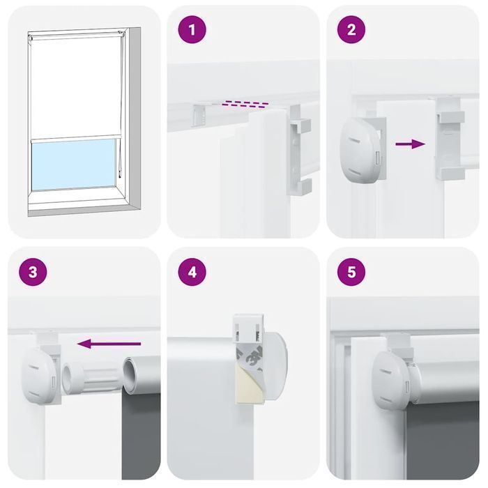 Roleta Okienna Zaciemniająca Beżowa 160 X 230 Cm