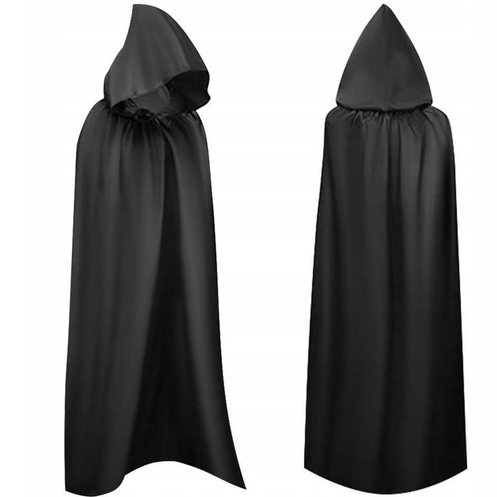 Peleryna z kapturem Malate HALLOWEN czarodziej magik andrzejki