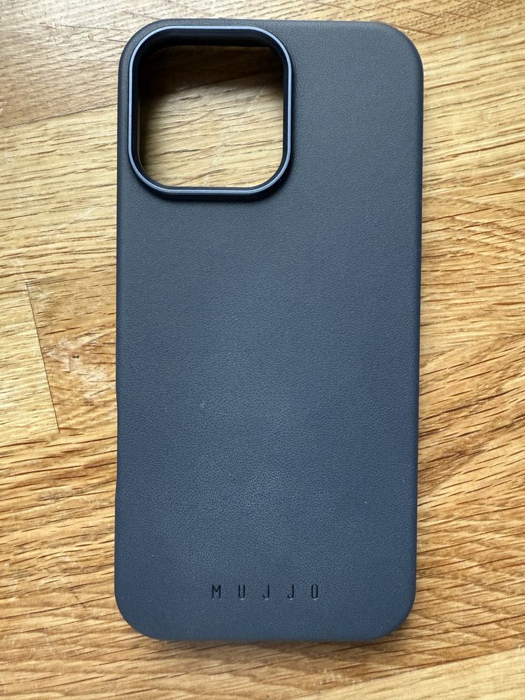 Etui MUJJO Full Leather Case do Iphone 16 Pro MAX kolor Steel Blue
