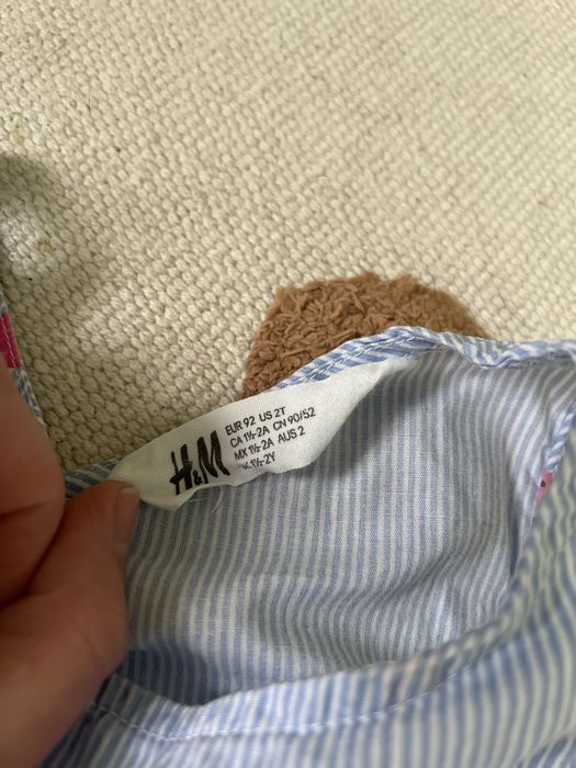 Сукня сарафан ля дівчинки h&m, 92 см, 18-24 см