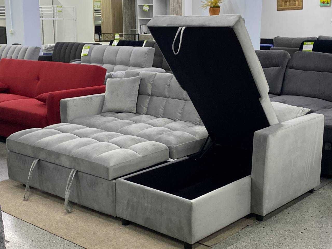 sofá-cama novo cinza  - envio gratis
