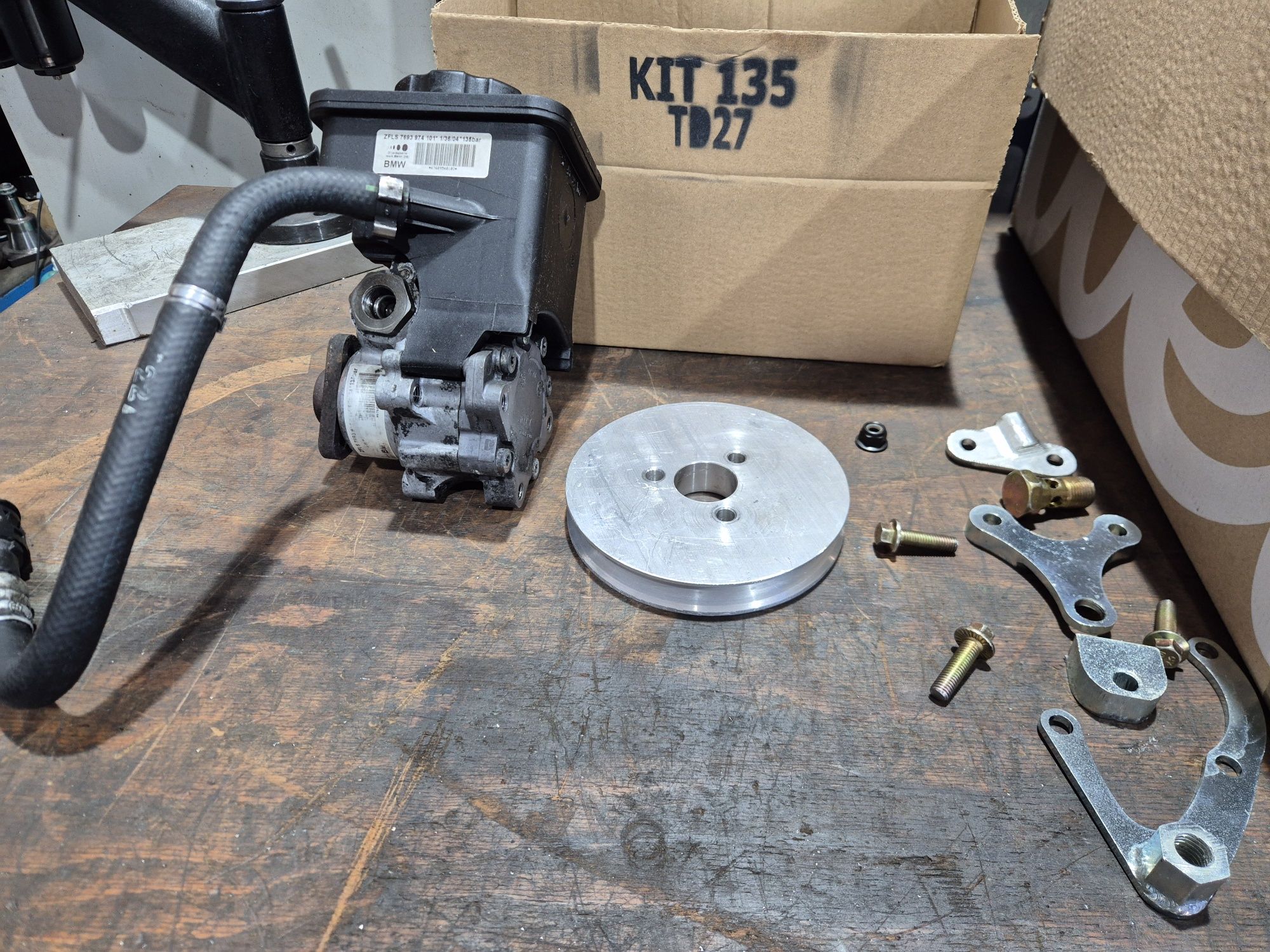 Kit TD27 BMW bomba direção QD32 BD30