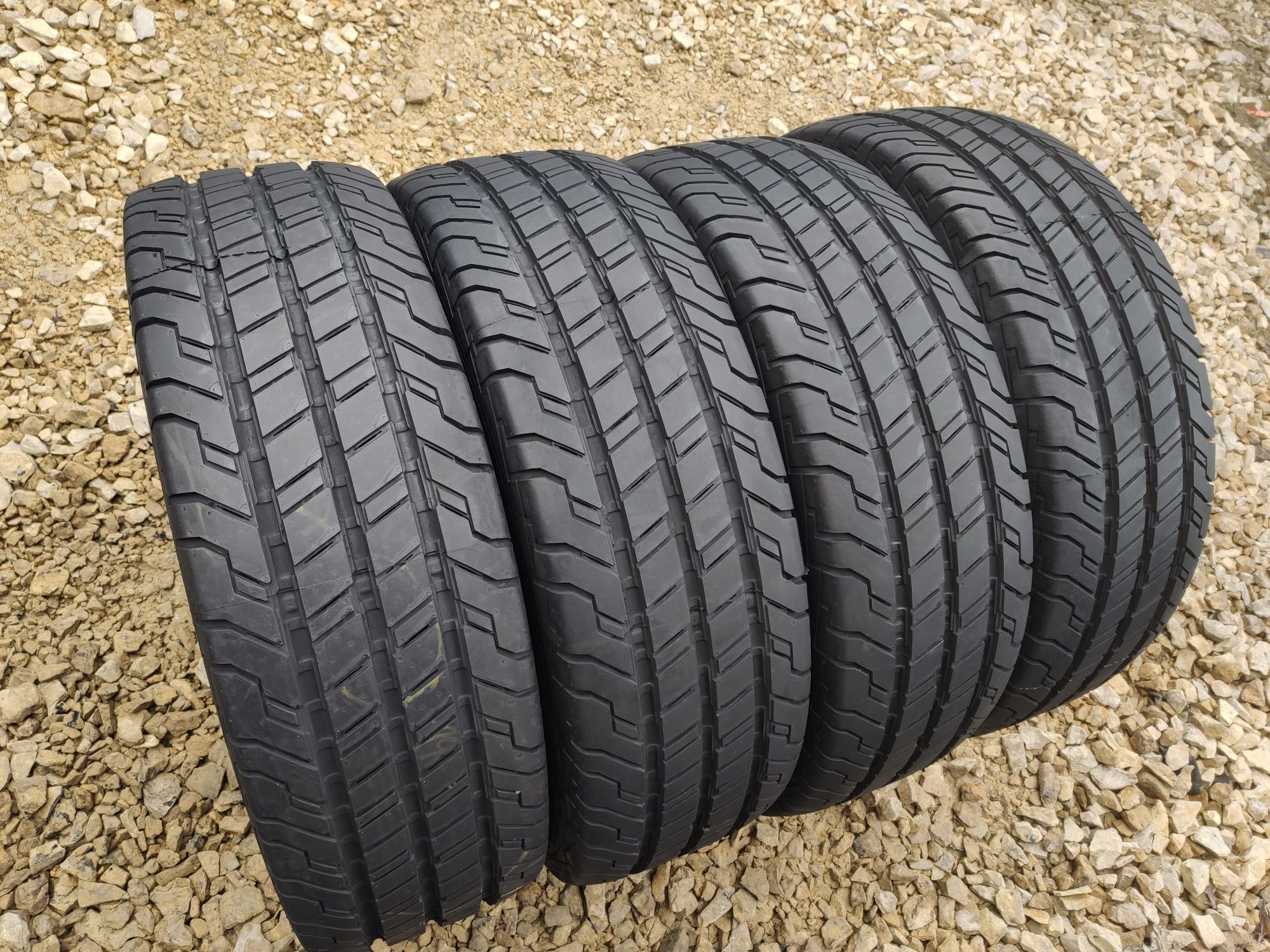 215/70r15c Continental ContiVanContact 100 Komplet JAK NOWE opony LATO