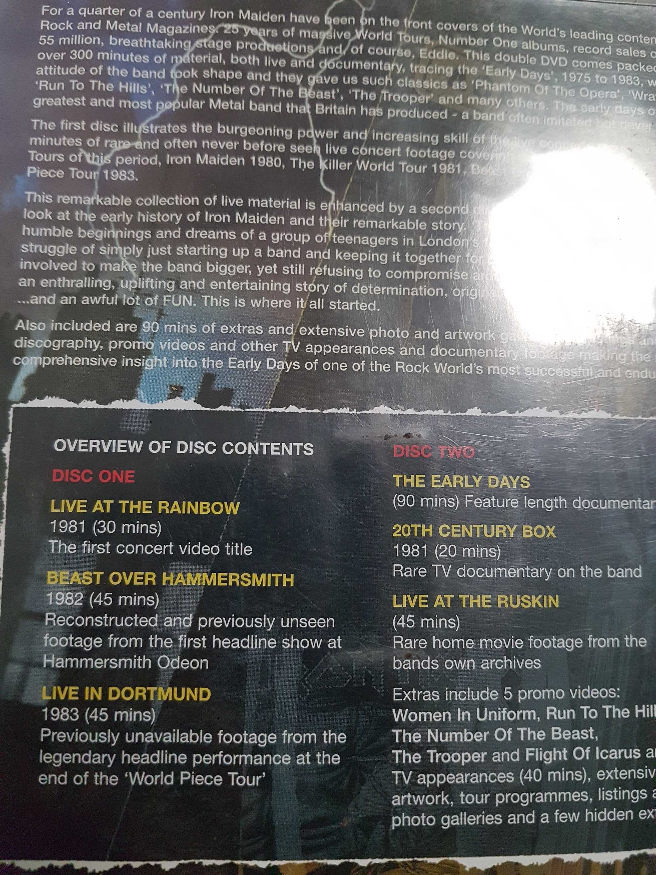 Dvd's Iron Maiden the early days e rock in rio