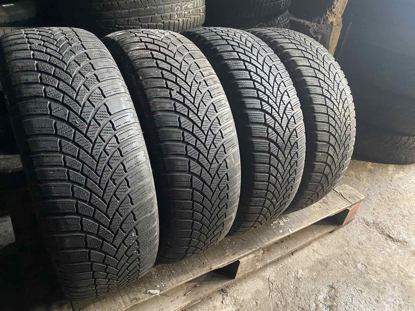 205.60.16 Bridgestone 4шт зима БУ склад шины резина из Европы 60 R16