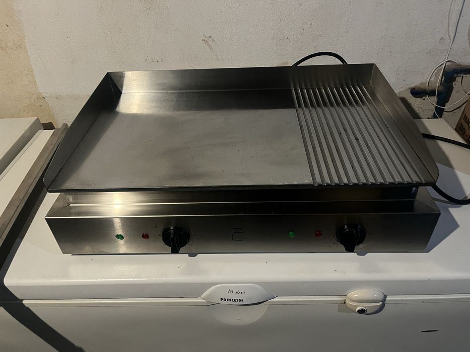 Grelhador profissional aço inoxidável