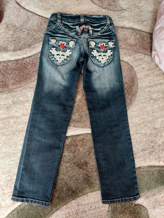 Джинси для дівчинки,7 років,128-134