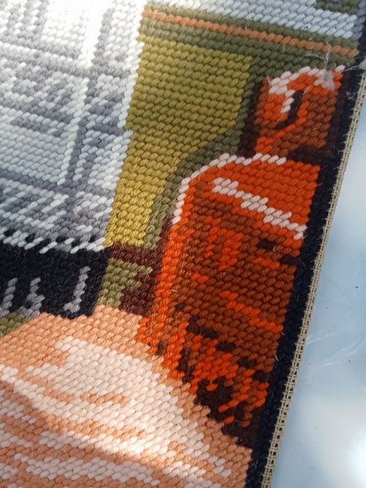 Картина, ручная вышивка, Франция