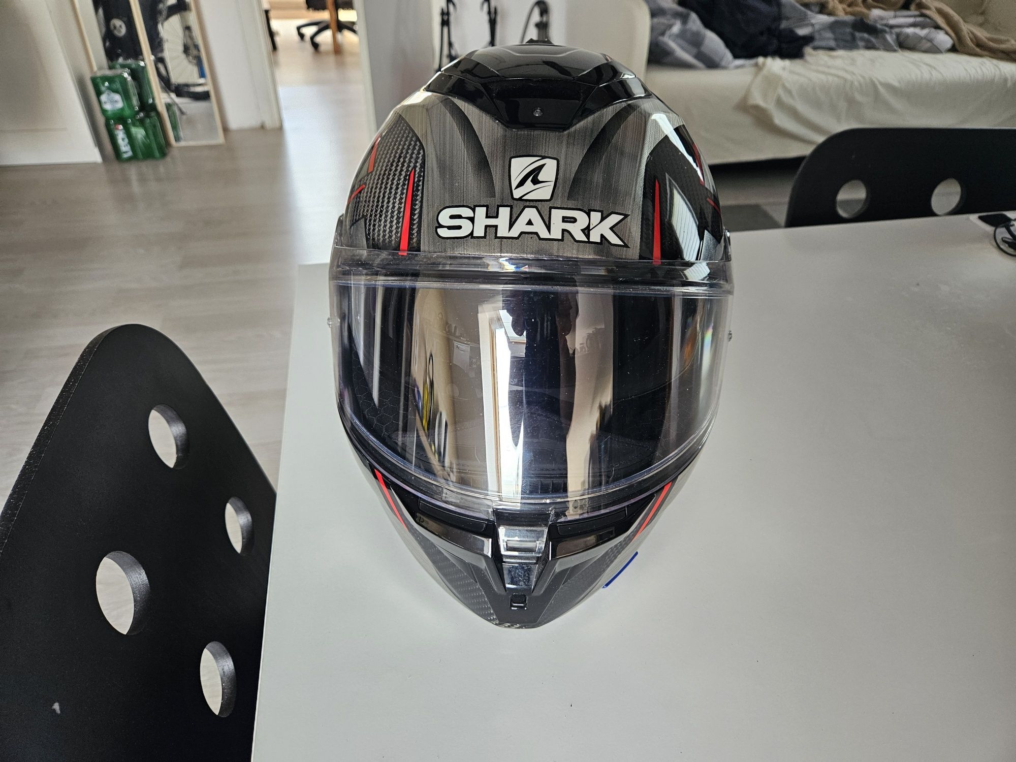 Kask shark spartan GT Carbon kromium