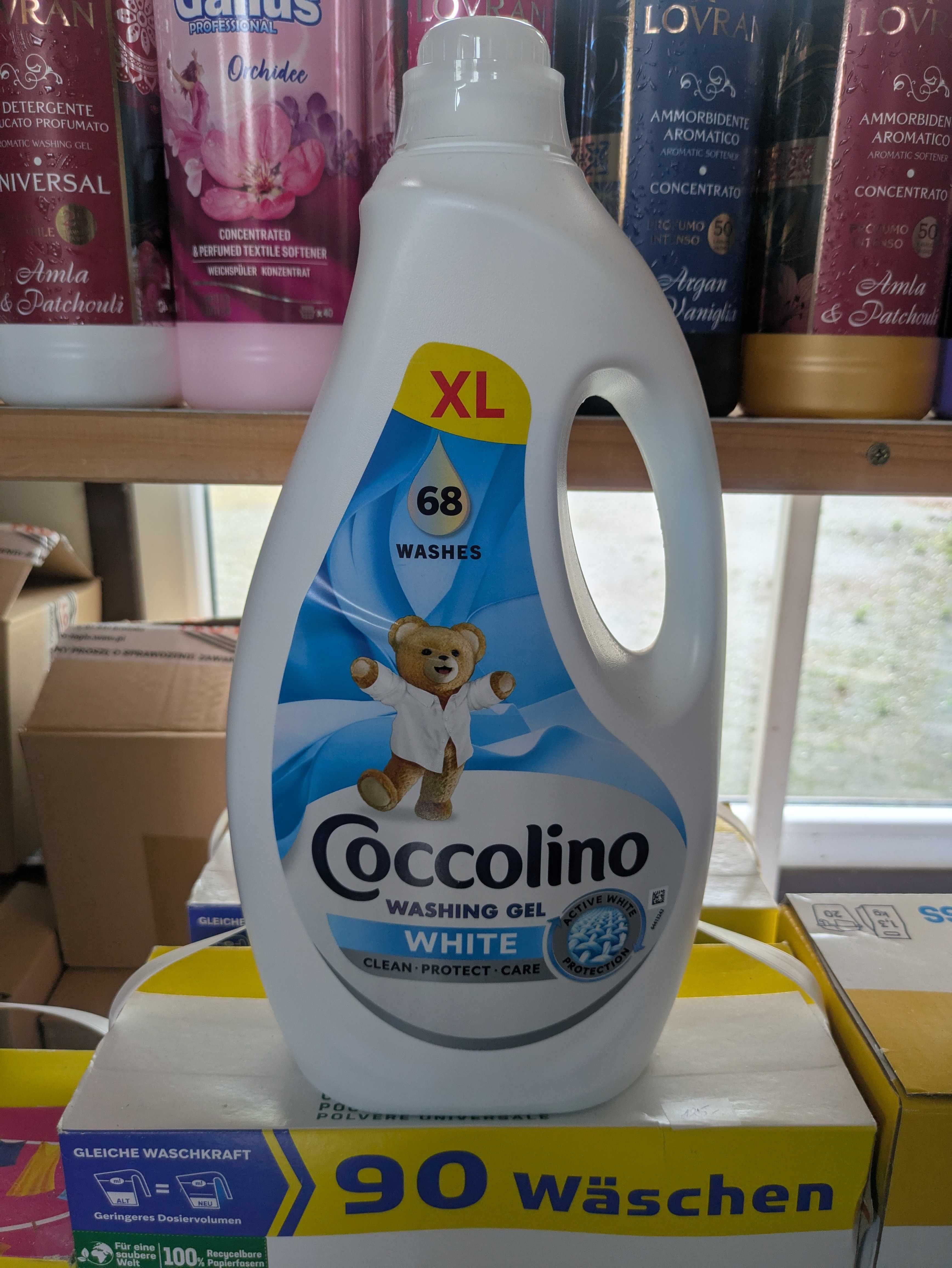 Coccolino white gel Żel do prania białych tkanin 2,72L 68 prań
