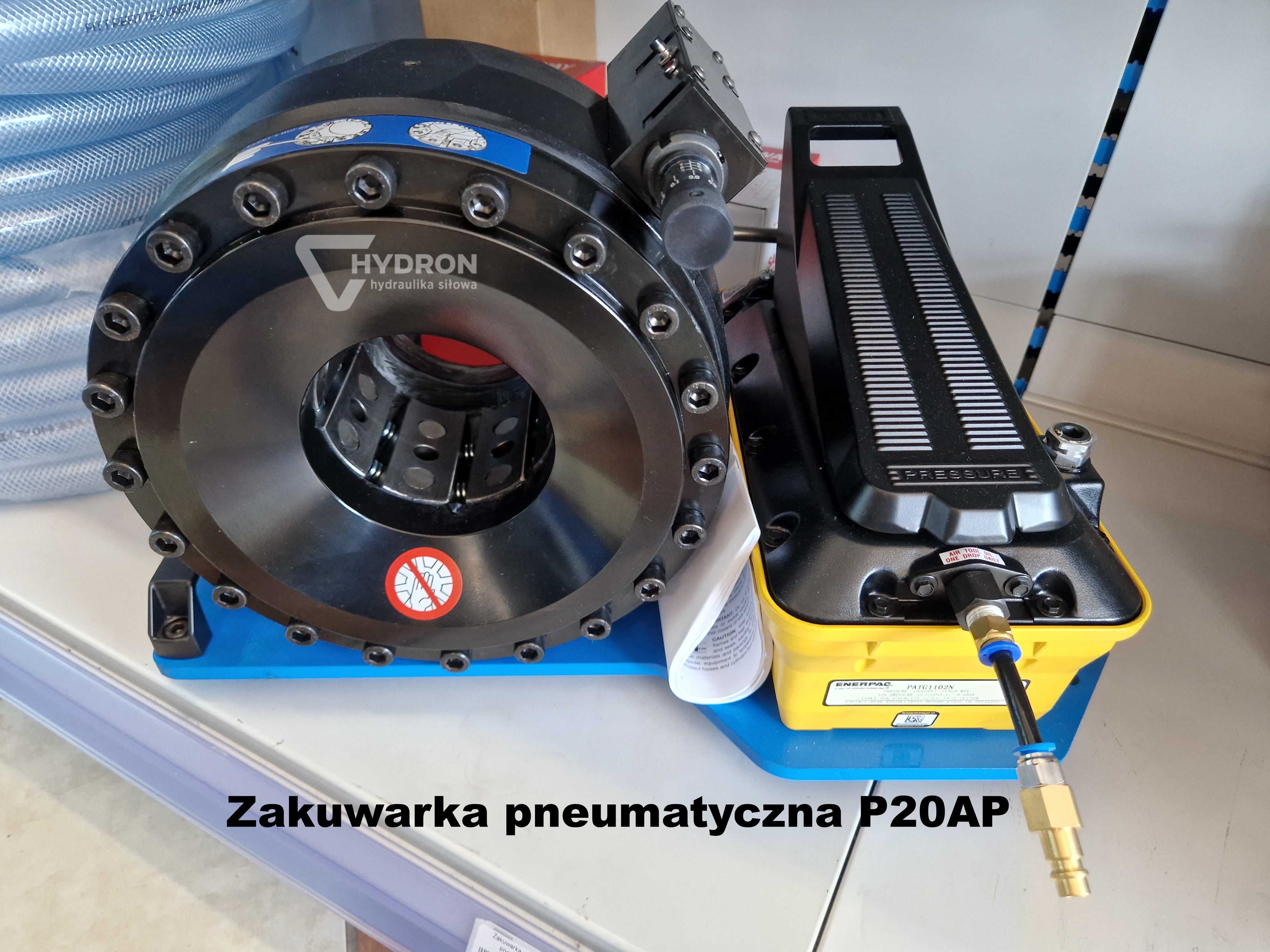 Zakuwarka pneumatyczna do węży SAMWAY P20AP (średnia) + transport+ gw.