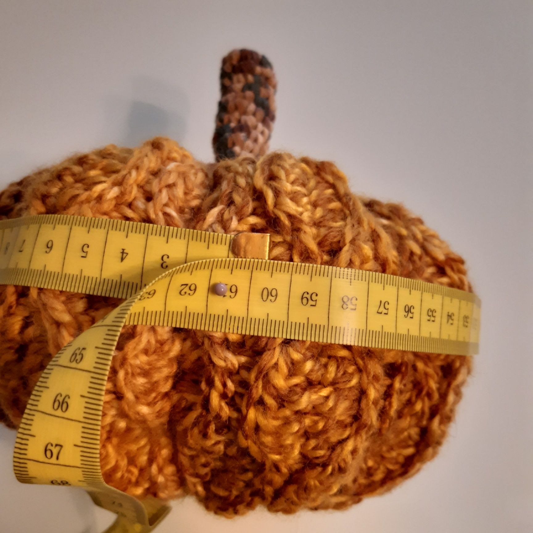 Dynia szydełkowa handmade ozdoba jesienna