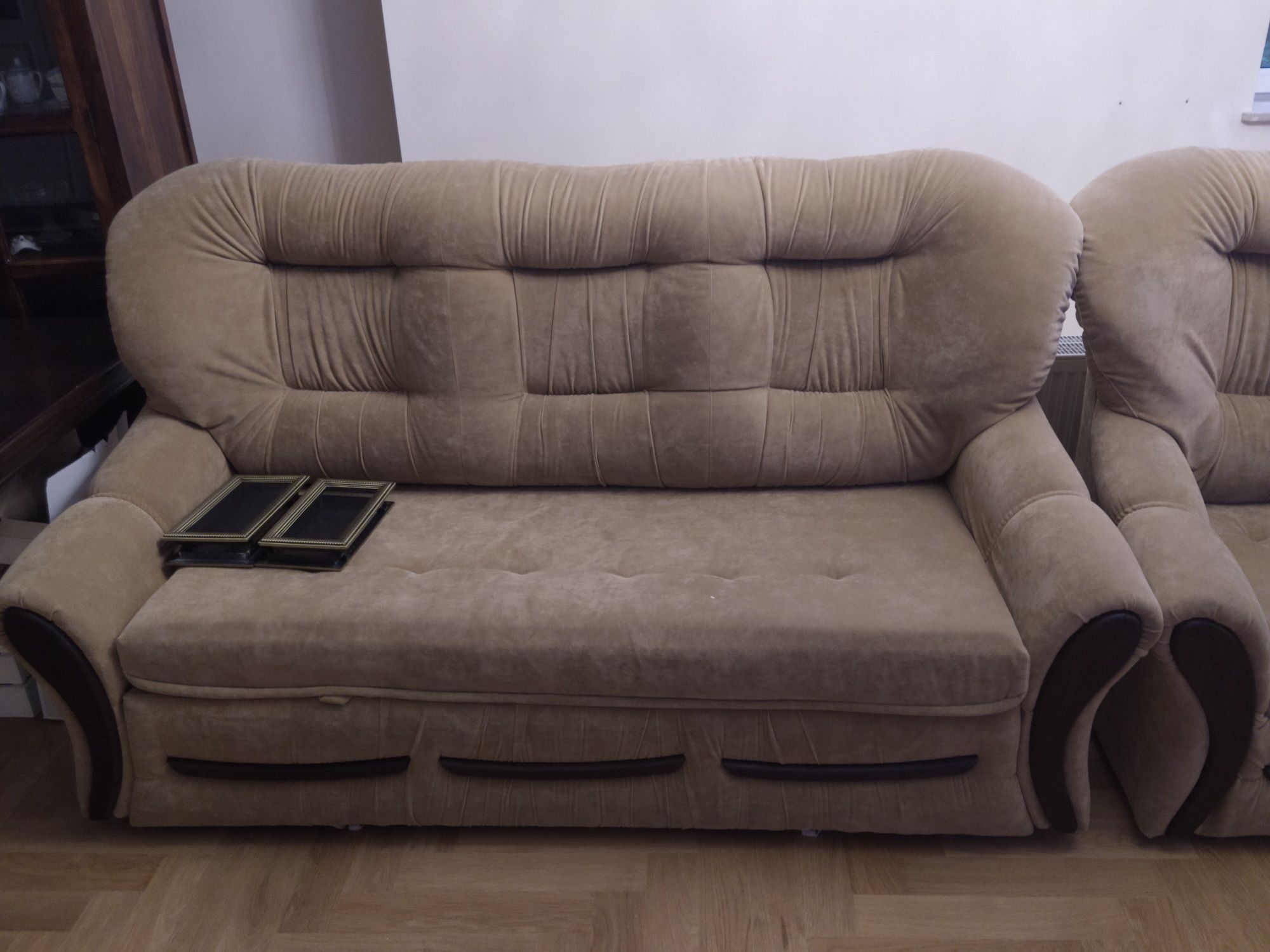 Sofa 3 komplet plus 2 fotele wypoczynek materiał premium