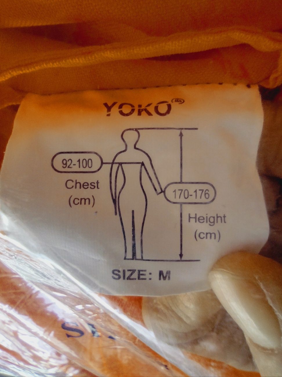 Kurtka puchowa firmy YOKO - z odblaskami  -  rozmiar M