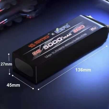 MJX Hyper Go 10208 V2 +3s-5000мАч 35С+B3 PRO  Чорна/Біла