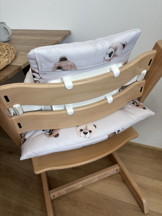 Wodoodporne poduszki Stokke Tripp Trapp Baby Set misie beż