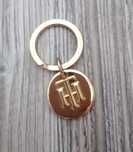 Tommy Hilfiger brelok logo zloty