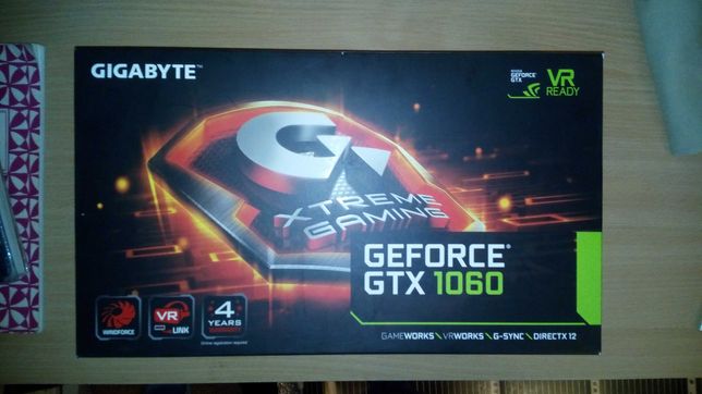 Видеокарта GTX 1060 6Gb Xtreme Gaming