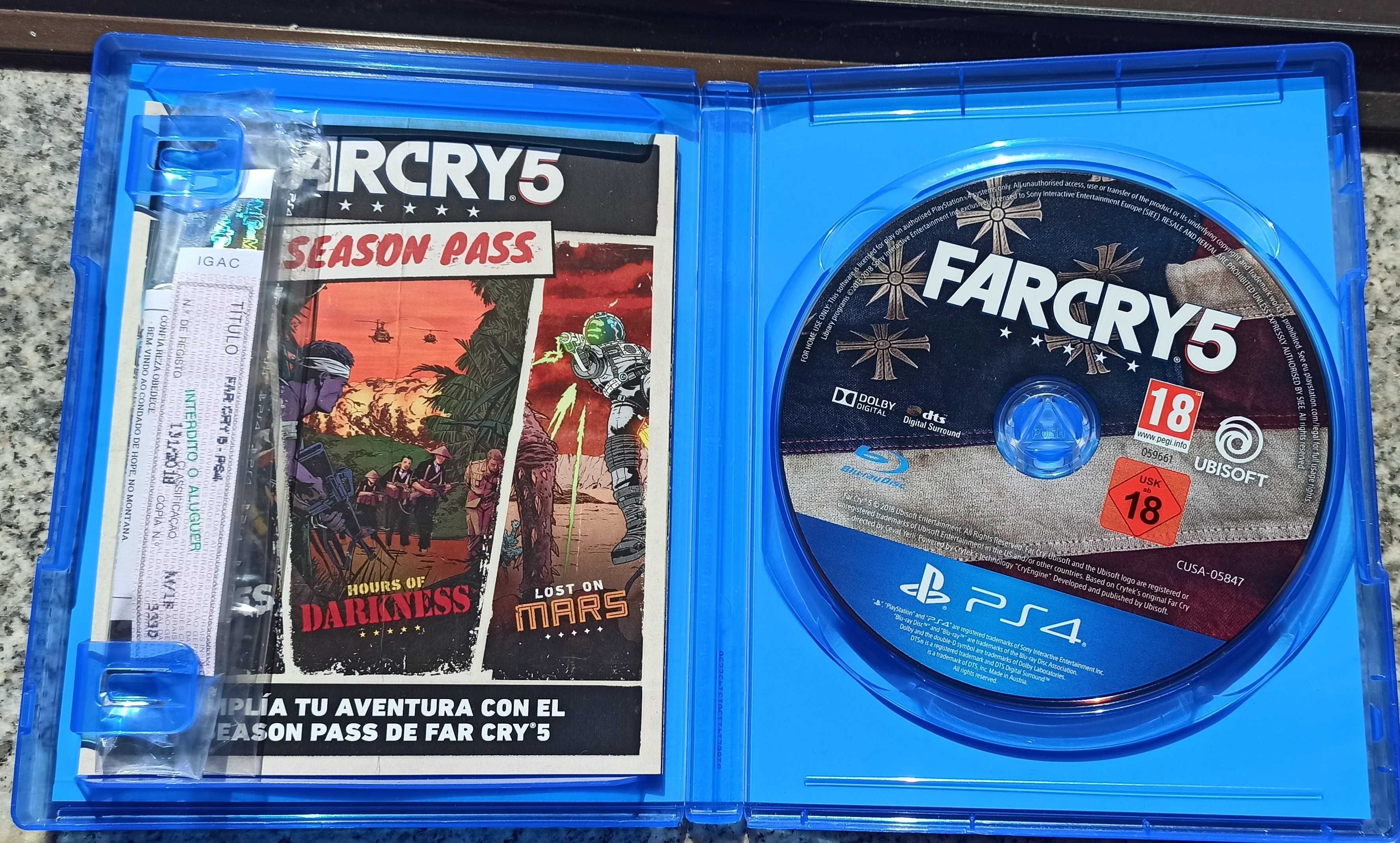 Far Cry 5 PS4 Como novo