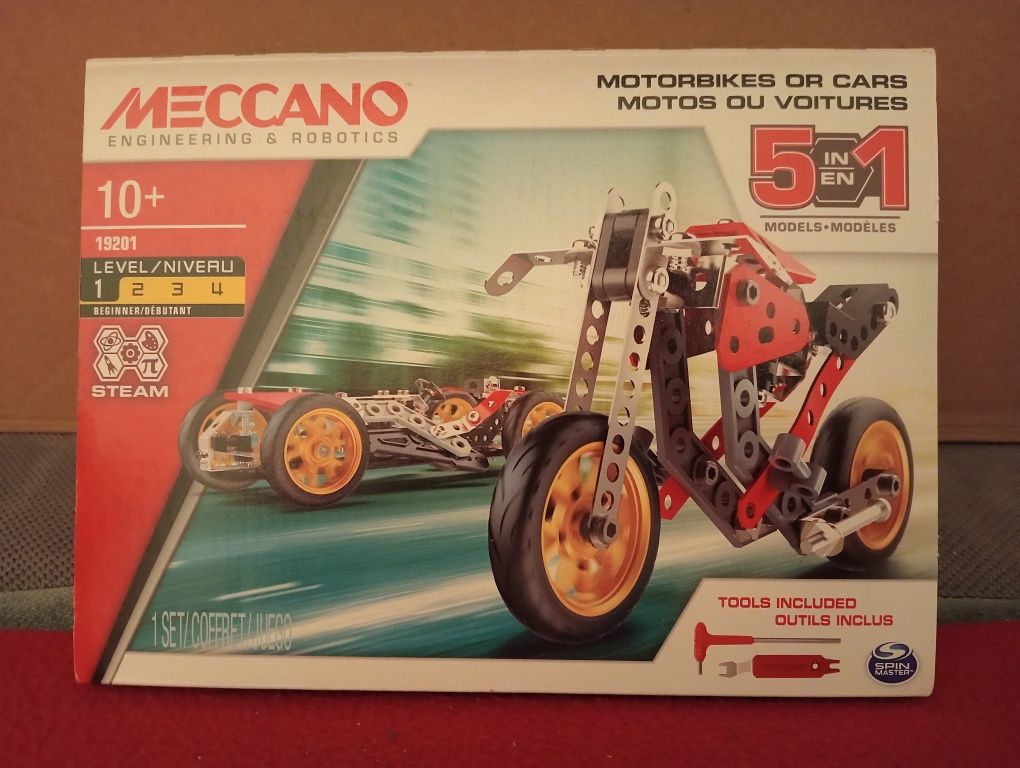 Meccano 19201 klocki konstrukcyjne Spin Master 5w1