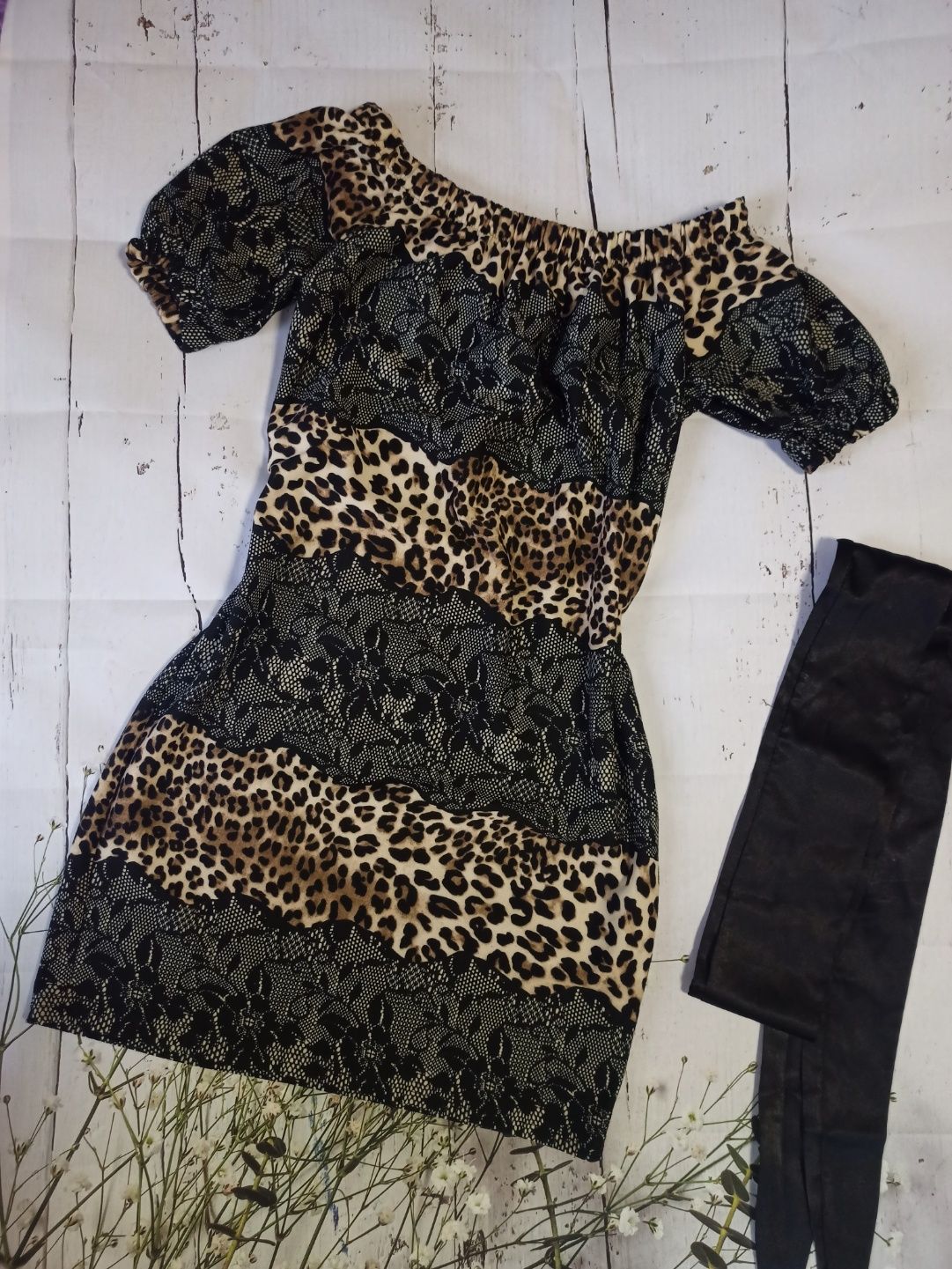 Сукня леопардова розмір S-M