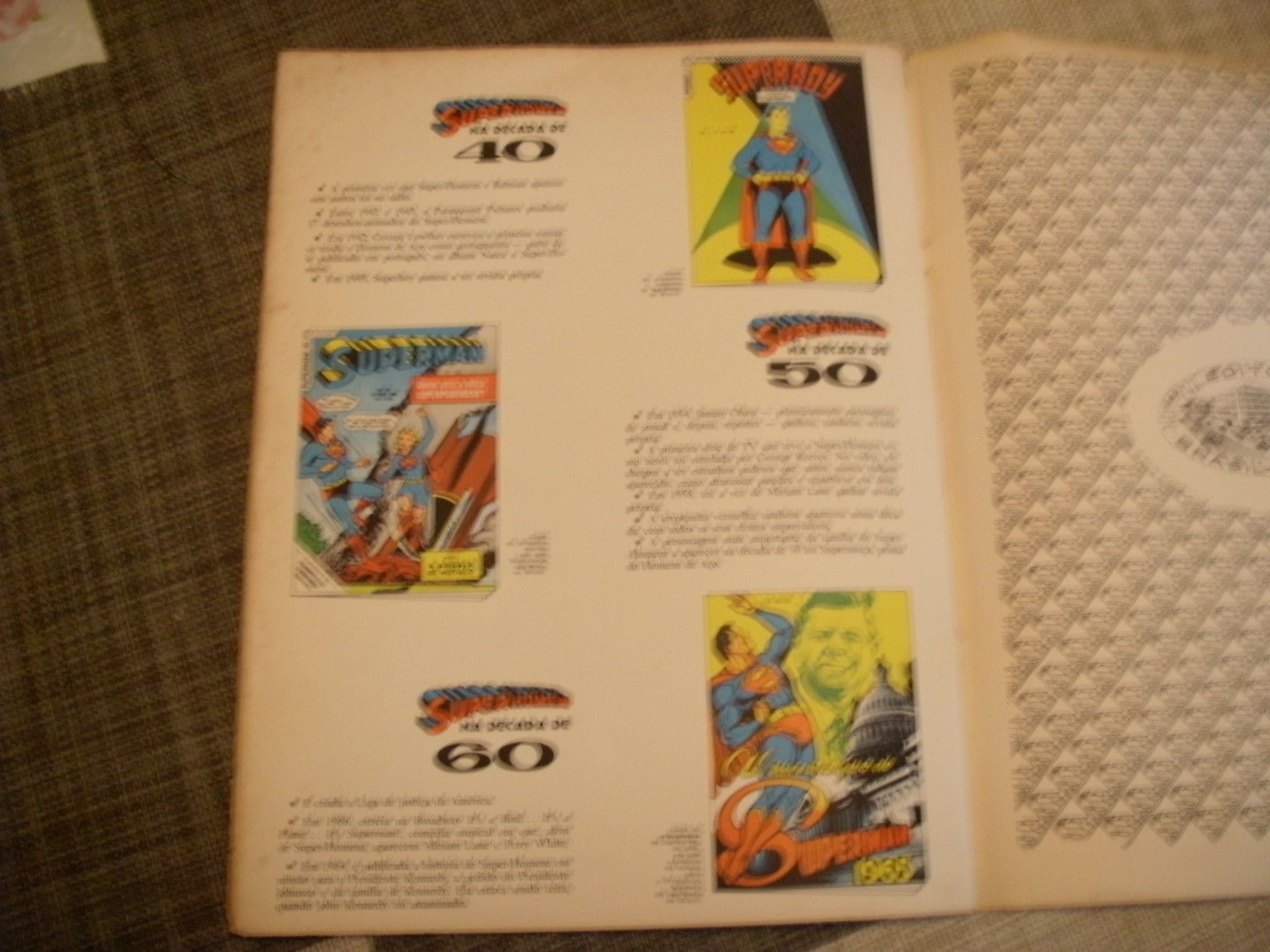 BD Banda Desenhada Super Homem - Almanaque Nostalgia EBAL 1975