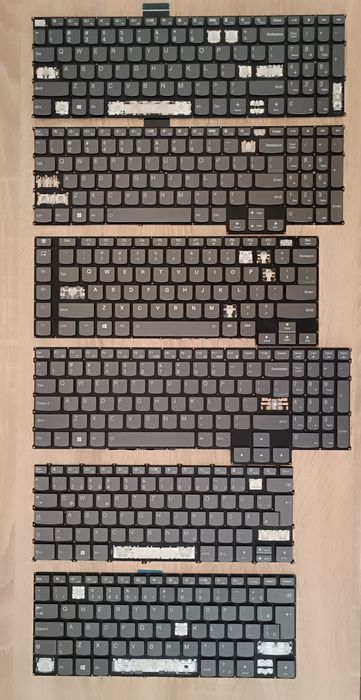 Кнопки, клавіші, механізми Lenovo для клавіатури ноутбука поштучно