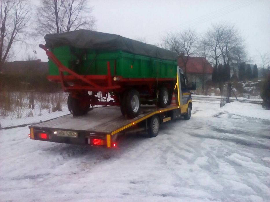 POMOC DROGOWA 24H Laweta Transport Maszyn Rolniczych do 7 Ton TANIO