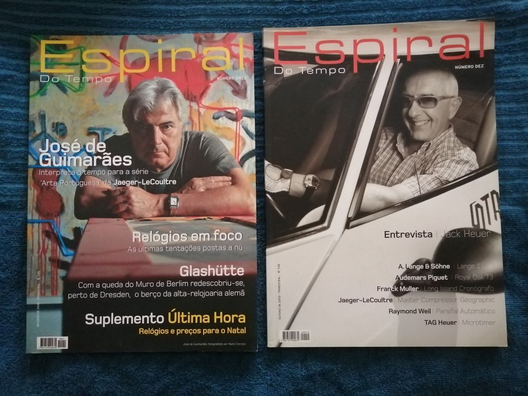 27 Revistas de relógios - Espiral do tempo