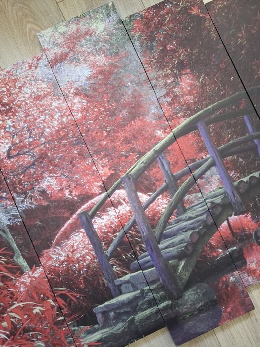 Obraz drukowany na płótnie japoński ogród