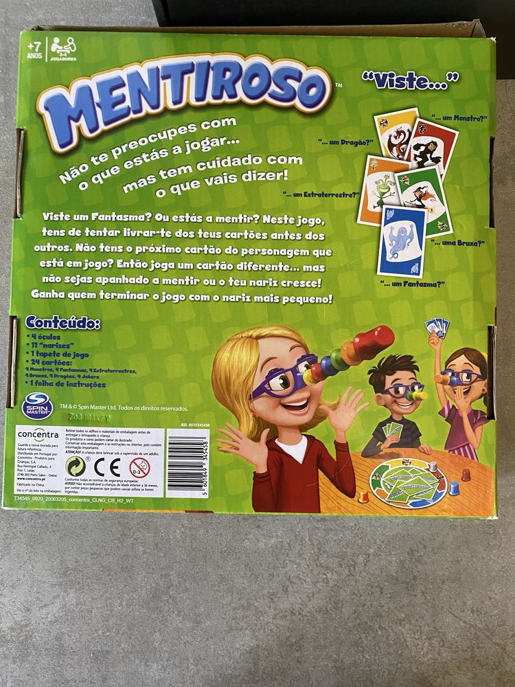Jogo “Mentiroso” como novo (LER LEGENDA)