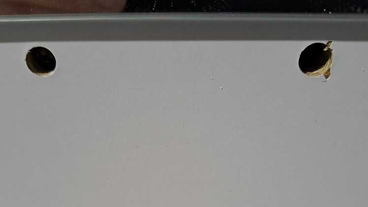 Lustro ścienne z półką Marelle Vicco 60 x 67 cm biały Dąb Aristan