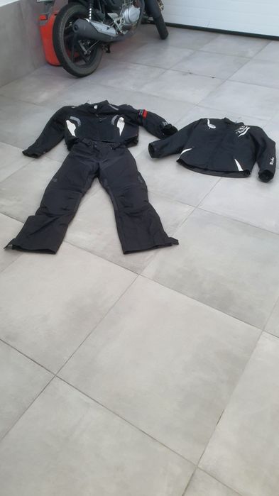 Roupa de motard - casaco e calça feminino e masculino