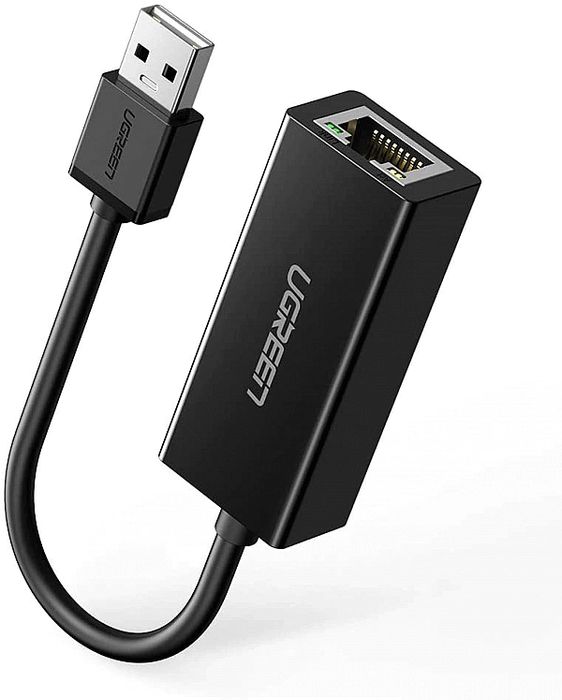 Ugreen zewnętrzna karta sieciowa RJ45 - USB 2.0/100 Mbps Ethernet czar