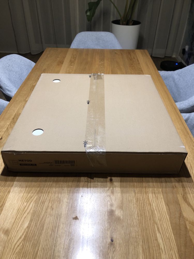 Rama szafki METOD z Ikea - 60x60x60, biały lakier połysk