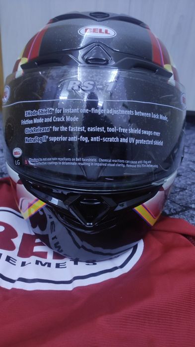 Мотошолом BELL RS 1 (AGV, HJC, LS2, Shark, Scorpion)