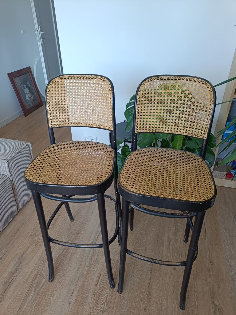Krzesło barowe. Hoker, rattan, TON (podana cena za sztukę)