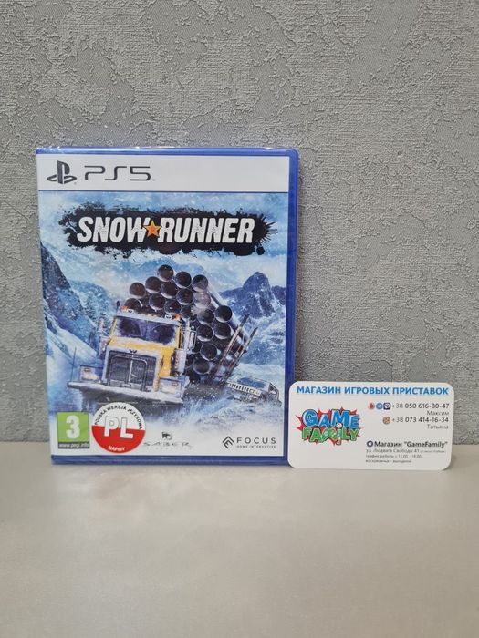 New Snowrunner Snow Runner Runer Snowruner RUS Магазин Ps 5 Ps5 Обмін