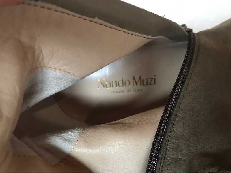 Kozaki kowbojki Nando Muzi 39.5 szpic Vintage