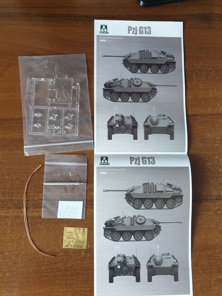 Сборные модели немецких САУ Hetzer 1/35 Takom