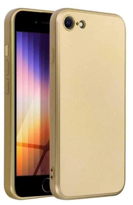 Etui Cover TPU Metallic do iPhone 14 - Mikrofibra! - Gold