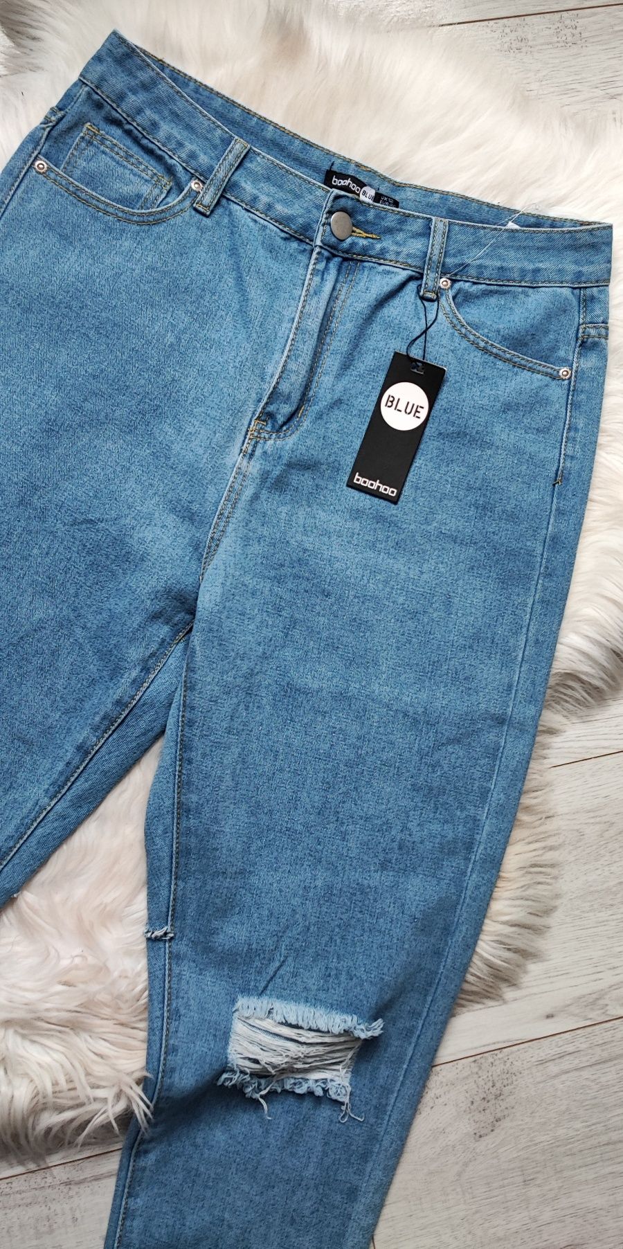 Spodnie jeans roz.40 boohoo nowe