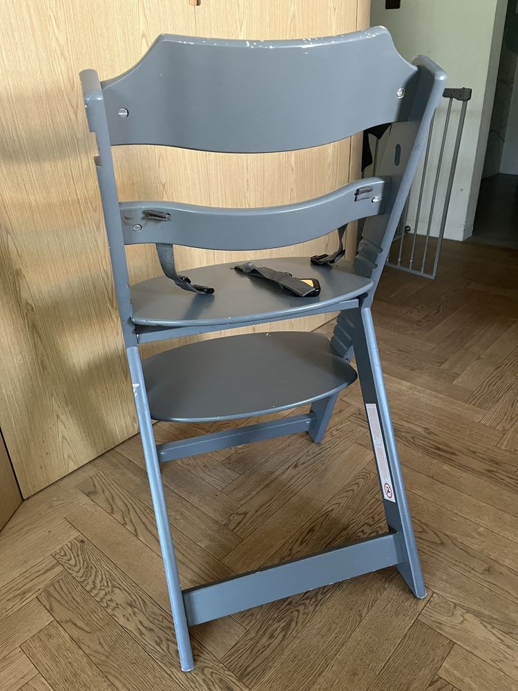 Krzesełko Timba Safety 1 Drewniane jak Stokke Tripp Trapp