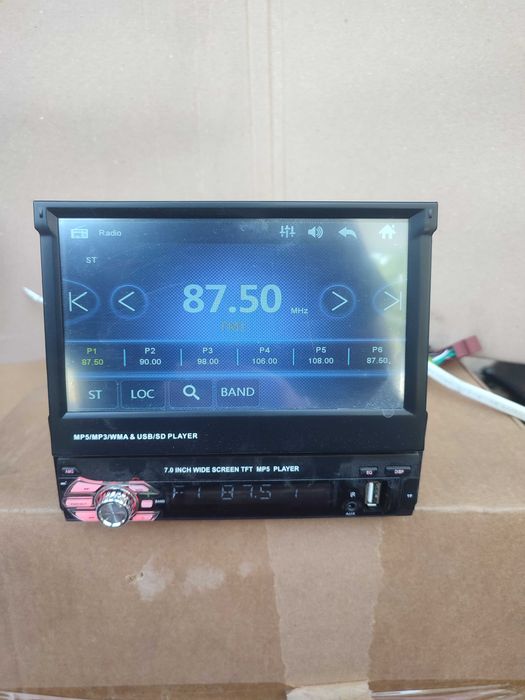 RADIO SAMOCHODOWE 7.0 INCH WIDE SCREEN MP5 wysuwane 7 cali bluetooth